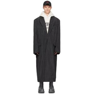 25 SS 발렌시아가 남성 그레이 패커블 코트 222342M176009