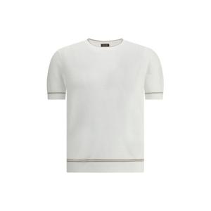 에르메네질도제냐 반팔 티셔츠 UFC92A9C10 272 WHITE