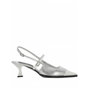 [CAREL] 여성 샌들 CECILE 05 실버 CALF/WHITE 페이턴트 /10