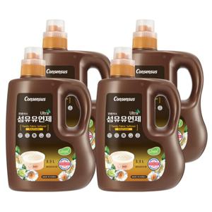 컨센서스 3배농축 섬유유연제 베이비파우더 3.3L x4개