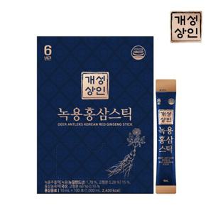 개성상인 녹용홍삼스틱 실속형 10ml x 100포 /총 1박스 +쇼핑백