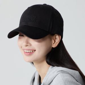 내셔널지오그래픽 N245AHA530 빅로고 볼캡 BLACK