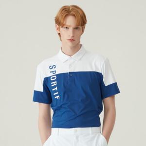 [50%OFF] 르꼬끄골프 남성 투블럭 반팔 티셔츠