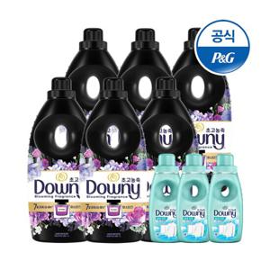 다우니 초고농축 섬유유연제 향수컬렉션 미스티크 1Lx6 +200ml 3개증정