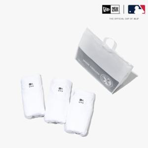 뉴에라 MLB 14380975 에센셜 3팩 포켓 반팔 티셔츠 화이트