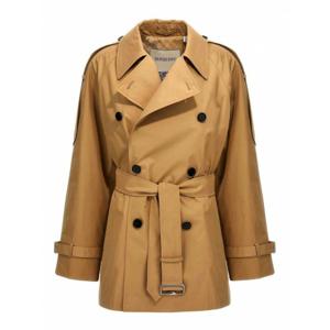 [BURBERRY] 여성 숏 더블브레스티드 트렌치코트 코트 8089783 베이지 /8