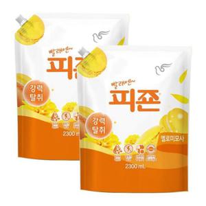 [피죤] 피죤 옐로미모사 2.1L (2개입) x 4개 섬유유연제