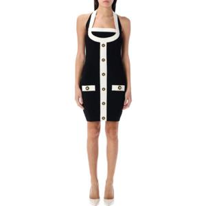 발망 미디 원피스 25PEF1R2390KH99 EAB BLACK WHITE
