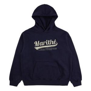 [마리떼 프랑소와 저버]마리떼 빈티지 베이스볼 후드티 MFG45SHD204 NVY