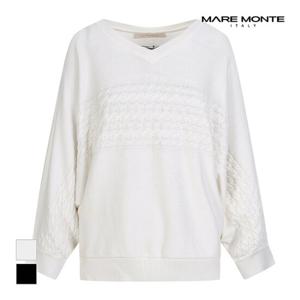[마레몬떼][마레몬떼] 꽈배기패턴 가오리 니트_M233MKT12P0 (P00