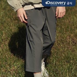 키즈 프레시벤트 경량 우븐 트레이닝 7부 팬츠 (D/GREY)