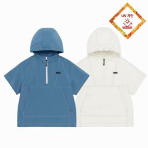 내셔널지오그래픽키즈  (K252UAN220) 어드벤처 아델리 경량 반팔 아노락 반팔 티셔츠