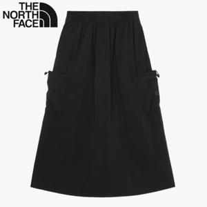 노스페이스 NK6NR32A 여성 프로스트 플레어 스커트 카고 롱치마 KR