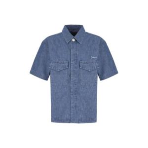 지방시 긴팔 셔츠 BM613J5YAP 457 DENIM BLUE