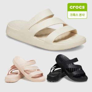 [크록스 본사] 크록스 겟어웨이 스트래피 샌들 여성 3컬러 (209587-001 209587-160 209587-6UR)