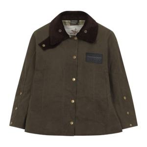 바버 코듀로이 칼라 리버서블 클로버 재킷 LSP0234LSP KHAKI