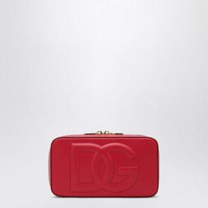 DOLCE&GABBANA 로고가 있는 레드 가죽 숄더백 BB7289AW576/Q_DOLCE-8X052