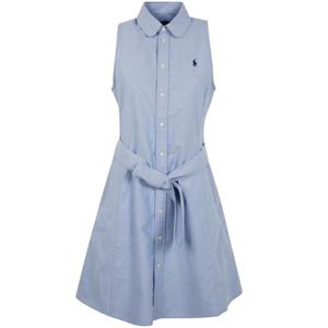 폴로 랄프로렌 미디 원피스 211906437006 BLUE
