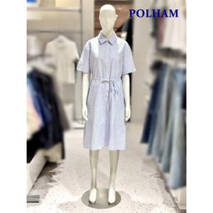 [폴햄] 여성 쿨 시어서커 셔츠 원피스 PHF2OO2260 -US