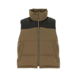 BOTTEGA VENETA FROSTERD 인트레치아토 패널 패딩 조끼 1905232