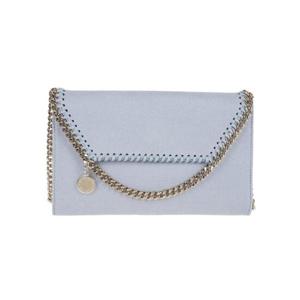 여성 Stella McCartney Falabella 체인 링크 미니 크로스바디 백 4761DUCKBLUE