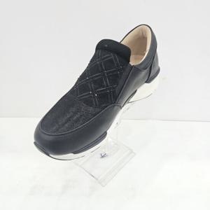 [무크]여성 4CM 체크 핫픽스 밴딩 슬립온 42230-4 AQ 09