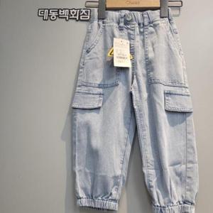 치크 DP01 말랑 조거 데님바지 CKTJ2531B