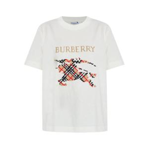 버버리 반팔 티셔츠 8110955 B7078 White