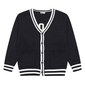 소이 남아 라인 배색 니트 가디건 23S5001_NY