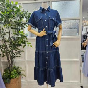 부루앤쥬디 sh06 카라버튼플레어원피스 IB BBRFDR404B