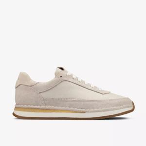 금강 랜드로바 클락스남성 CraftRun Lace 화이트 스니커즈 CLAOXC4794MF9