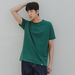 앨빈클로 소매 립 무지 반팔티 AST3137 (4 COLOR)