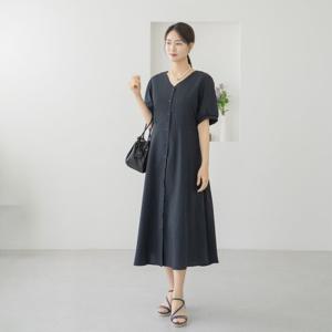 엄마옷 마담4060 레이끈롱원피스 여성원피스 -ZOP2505004-