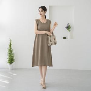 엄마옷 마담4060 콜트인견원피스 여성원피스 -ZOP2505003-