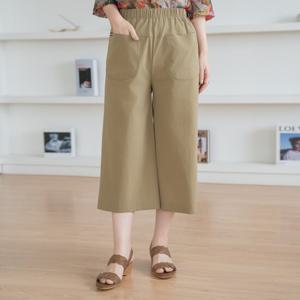 엄마옷 마담4060 빅포켓와이드밴딩팬츠 엄마바지 -ZPN2505028-