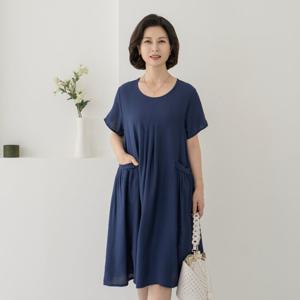 엄마옷 마담4060 인견포켓원피스 여름 데일리원피스-ZD000144-