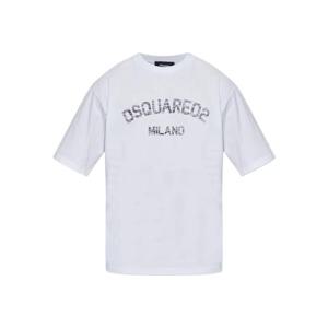 디스퀘어드2 반팔 티셔츠 D20020 S74GD1476 961 WHITE