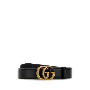 GUCCI 검은색 가죽 벨트 7955270AAAR 1000