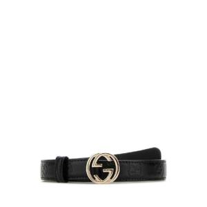 GUCCI 검은색 가죽 벨트 813005AAD5L 1000