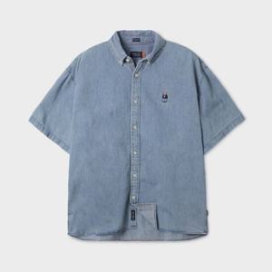 [후아유]Steve Denim Short Sleeve Shirts / WHYJF2512U