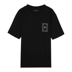 [지이크]S/S 블랙 레터링 반팔 티셔츠 PEI8502_