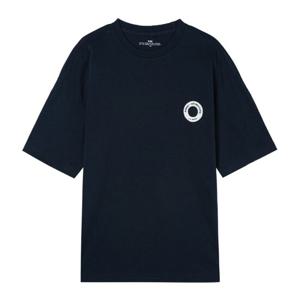 [지이크]S/S 스티치 와펜 오버핏 반팔티셔츠 PEI8040_