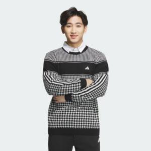 M 아디다스골프긴팔 CQK AG3AM24IM7300 프라임니트 자카드 긴팔 크루넥 풀오버 스웨터