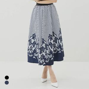KARRA 프린팅레이스마린스커트_A5M0497