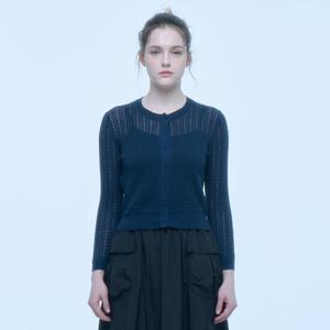 [유닛]린넨 블랜디드 크루넥 가디건UFJKCA256N