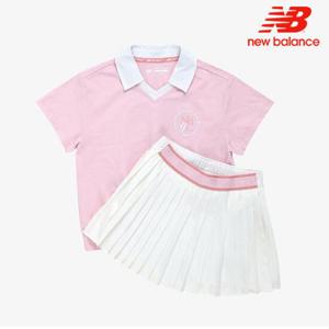 [뉴발란스]뉴발란스 키즈 카라 반팔티 스커트 세트 NK9YD2803G-2