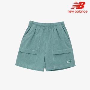 [뉴발란스]뉴발란스 키즈 에센셜 시어서커 숏팬츠 NK9VE2108U-84