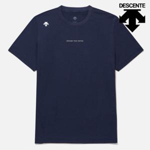 [데상트]데상트 퀵 드라이 반팔 티셔츠 SP123XTS39NAVY 남성 여