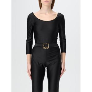저스트까발리 바디수트 티셔츠 77PAM200J0108 899 Black