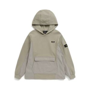 [내셔널지오그래픽 키즈] K233UHD940 우븐 배색 후드 GRAYBEIGE